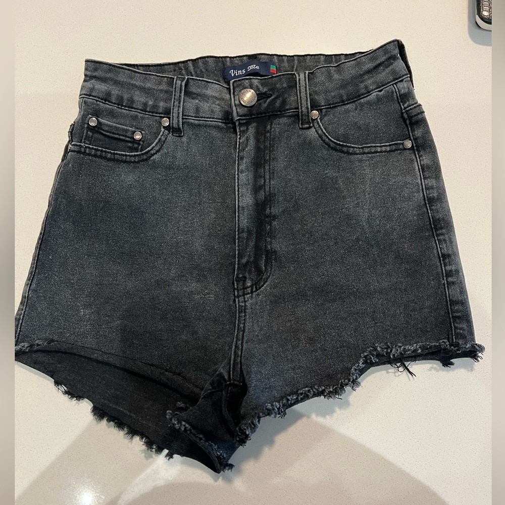 High waisted Jean shorts